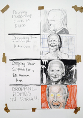 Dropping-Memes-2021-140-x100cm-pencil-charcoal-sharpie-gum-tape-on-snowden-300gsm-cartridge Dropping-Memes-2021-140-x100cm-pencil-charcoal-sharpie-gum-tape-on-snowden-300gsm-cartridge