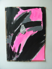 Abstract-No12-2008-700mm-x-505mm-Acrylic-and-mixed-media-on-paper