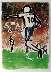 Captain-America-Acrylic-on-paper-2008 Captain-America-Acrylic-on-paper-2008