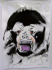 Copy-of-Dangerous-Dogs-2008-Acrylic-on-Paper Copy-of-Dangerous-Dogs-2008-Acrylic-on-Paper