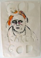 God-Karen-God-Acrylic-on-Paper-83cm-x-59cm-2008