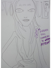 NO-VOGUE-ALIEN-CHIC-2012-350mm-x-270mm-Mixed-media-on-paper NO-VOGUE-ALIEN-CHIC-2012-350mm-x-270mm-Mixed-media-on-paper