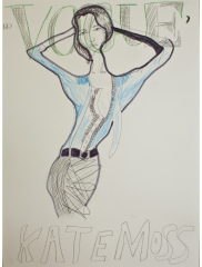 NO-VOGUE-KATE-MOSS-2012-350mm-x-270mm-Mixed-media-on-paper NO-VOGUE-KATE-MOSS-2012-350mm-x-270mm-Mixed-media-on-paper