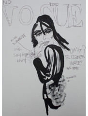 NO-VOGUE-LIZ-2012-350mm-x-270mm-Mixed-media-on-paper NO-VOGUE-LIZ-2012-350mm-x-270mm-Mixed-media-on-paper