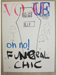 NO-VOGUE-NO-FUNERALS-front-2012-350mm-x-270mm-Mixed-media-on-paper NO-VOGUE-NO-FUNERALS-front-2012-350mm-x-270mm-Mixed-media-on-paper