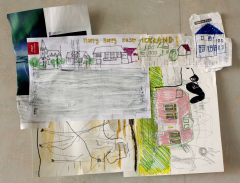 HAPPY-HAPPY-EAST-ICELAND-Various-sizes-Mixed-media-on-paper HAPPY-HAPPY-EAST-ICELAND-Various-sizes-Mixed-media-on-paper