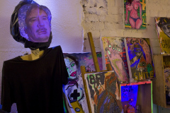 Shrine-to-the-Voudou-god-2011-Installation-view-g-Aubin-Cinema-Shoreditch Shrine-to-the-Voudou-god-2011-Installation-view-g-Aubin-Cinema-Shoreditch