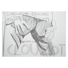 Sex-Sleaze-and-Corduroy-Slacks-2020-420mm-x-594mm-Graphite-on-paper Sex-Sleaze-and-Corduroy-Slacks-2020-420mm-x-594mm-Graphite-on-paper